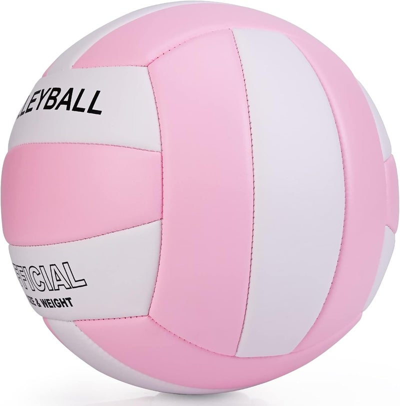 EVZOM Super Soft Volleyball Beach Volleyball Official Size 5 for Outdoor/Indoor/Pool/Gym/Training Premium Volleyballs Equipment Durability Stability Sports Ball - Image 2